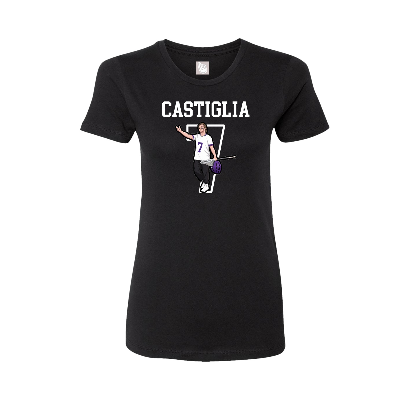 Fitted Women's Tee — Shirsey in Black