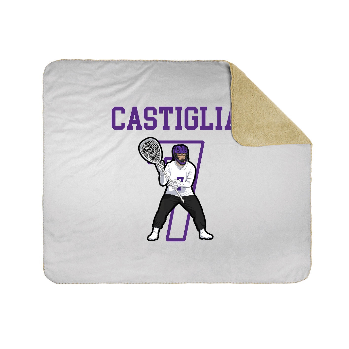 Throw Blanket — Shirsey in White