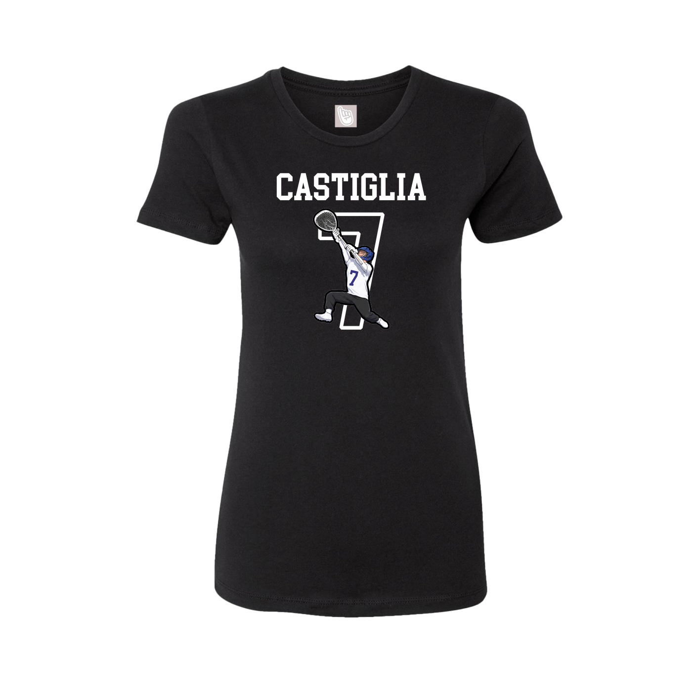 Fitted Women's Tee — Shirsey in Black