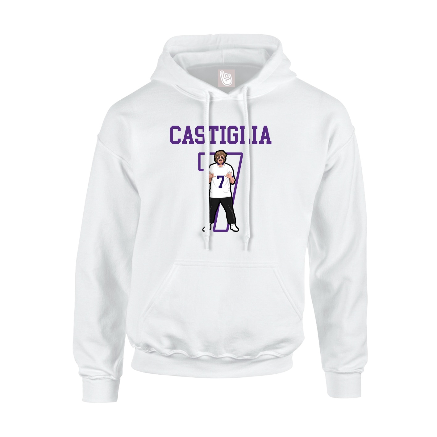 Hoodie — Shirsey in White