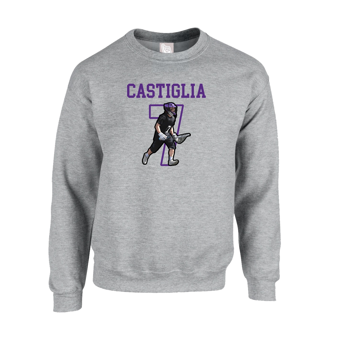 Fleece Crew — Shirsey in Grey