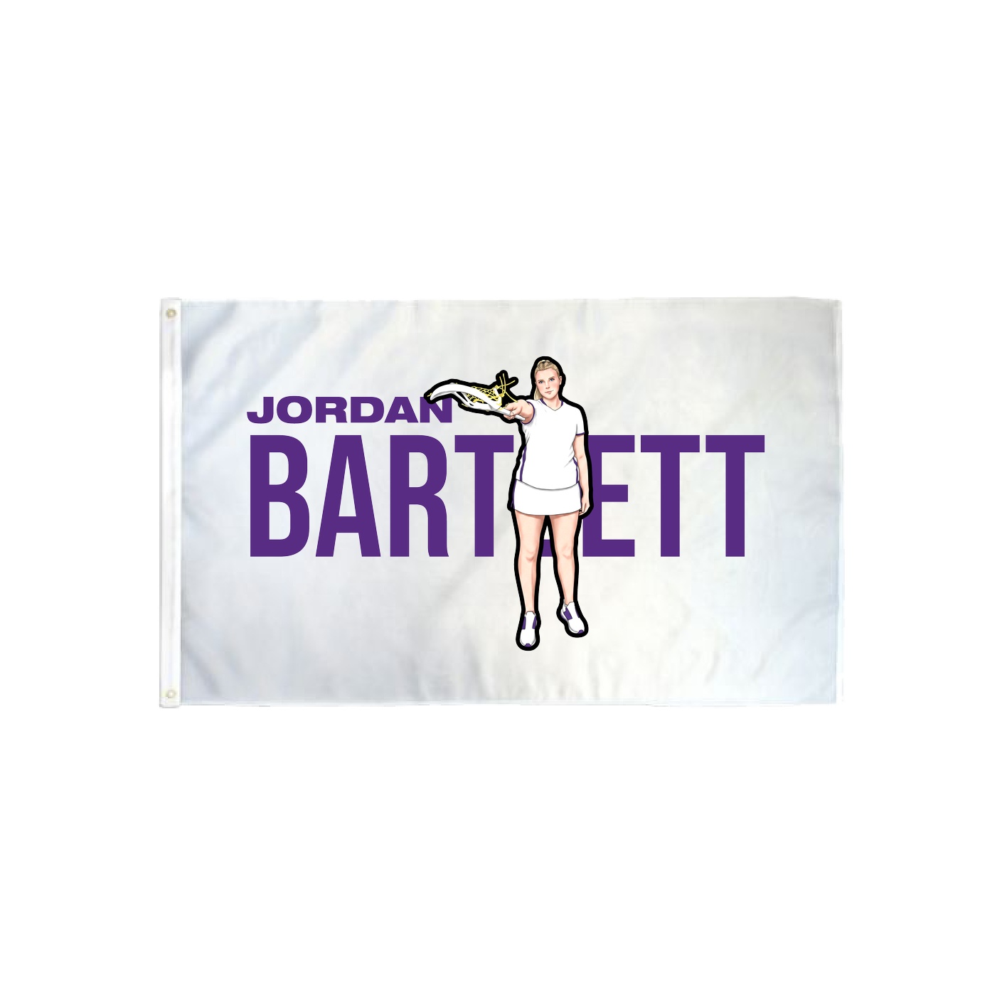 3x5 Flag — Player Name in Classic