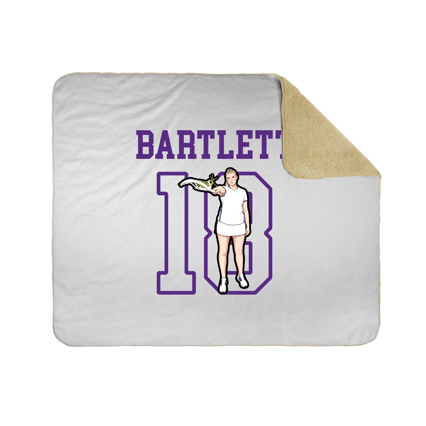 Throw Blanket — Shirsey in White