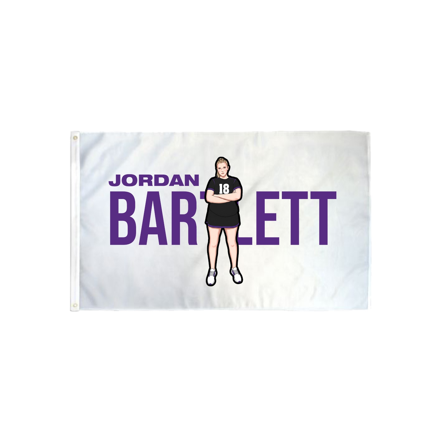 3x5 Flag — Player Name in Classic