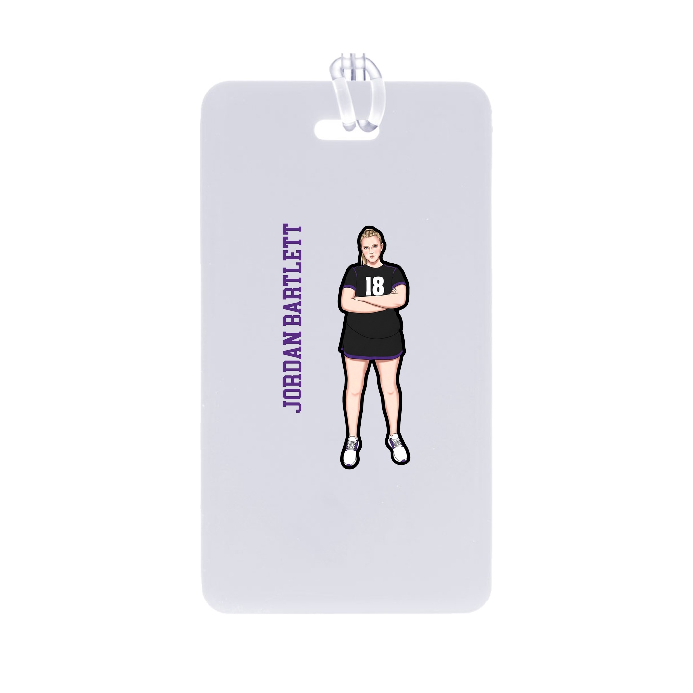 Bag Tag — Name Vertical in Classic