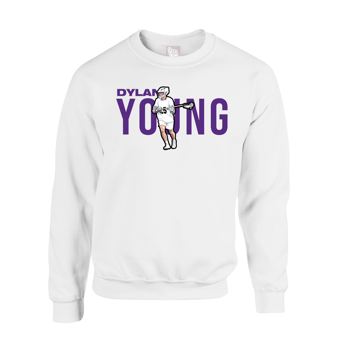 Fleece Crew — Player Name in White