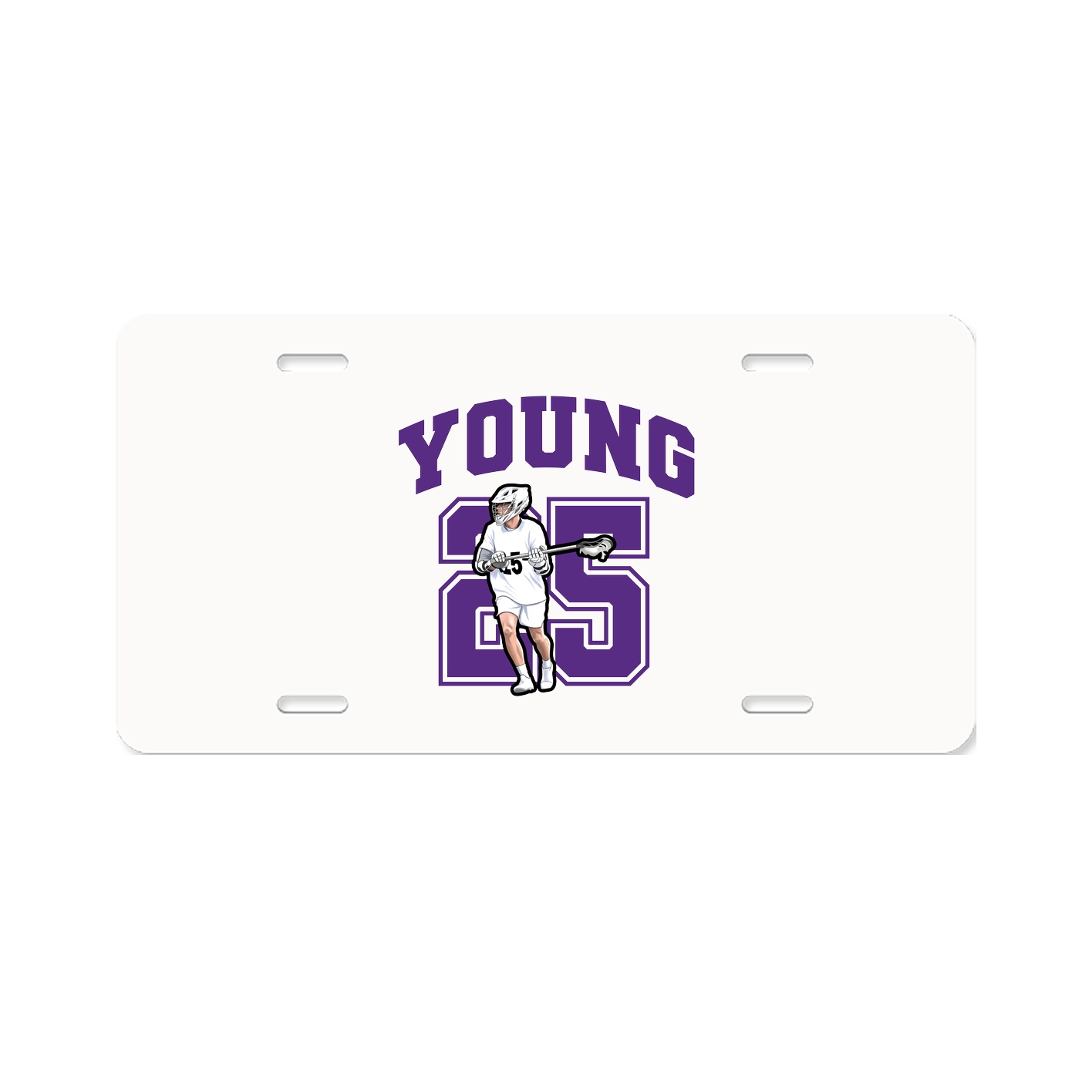 License Plate — Number in Classic