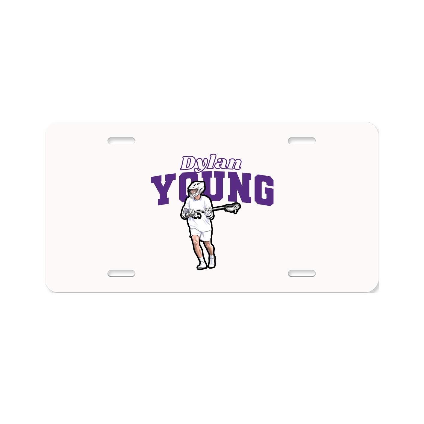 License Plate — Name Arch in Classic