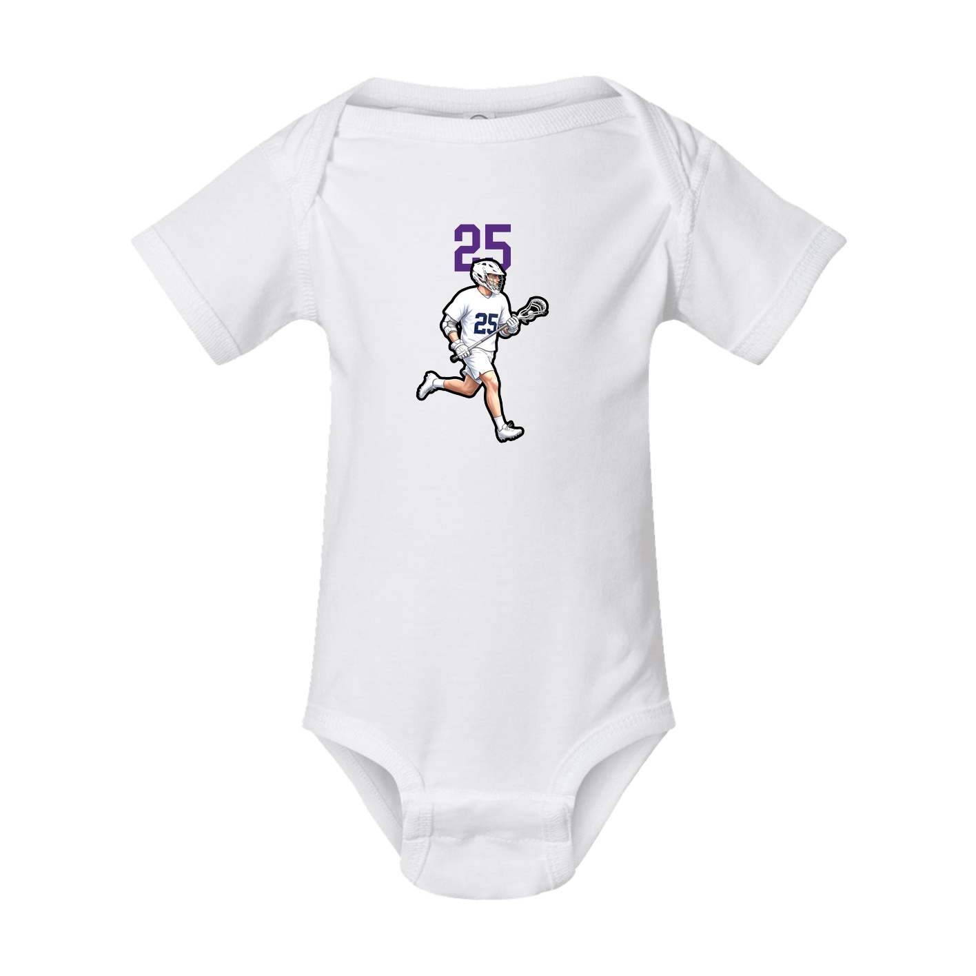Baby Onesie — Number Top in White