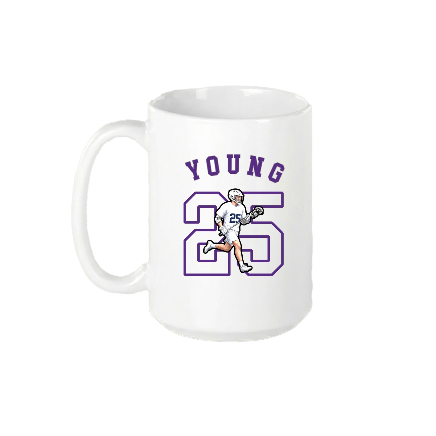 15oz Coffee Mug — Shirsey Arch in White