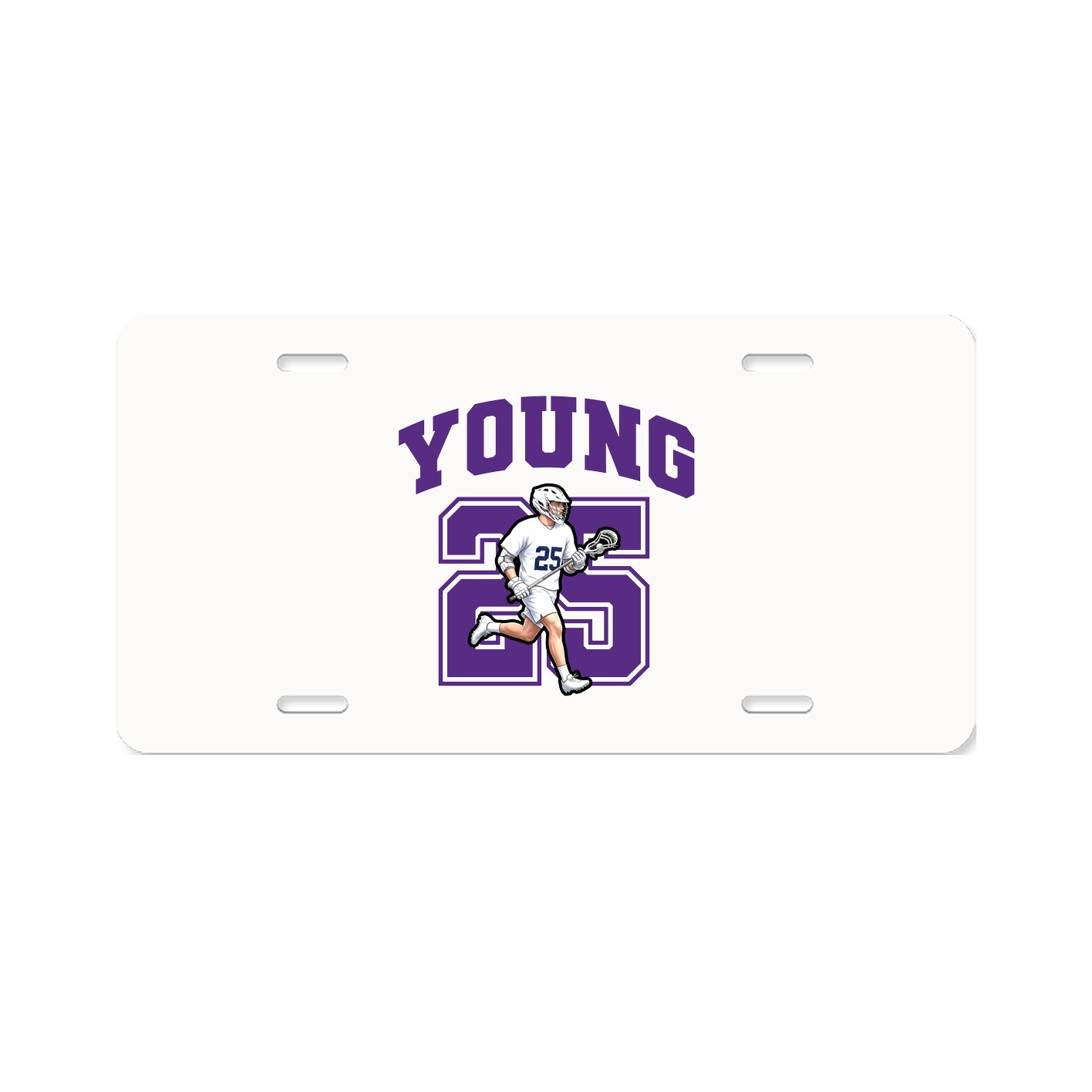 License Plate — Number in Classic