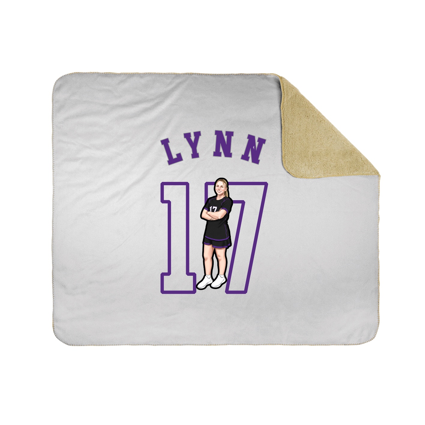 Throw Blanket — Shirsey Arch in White