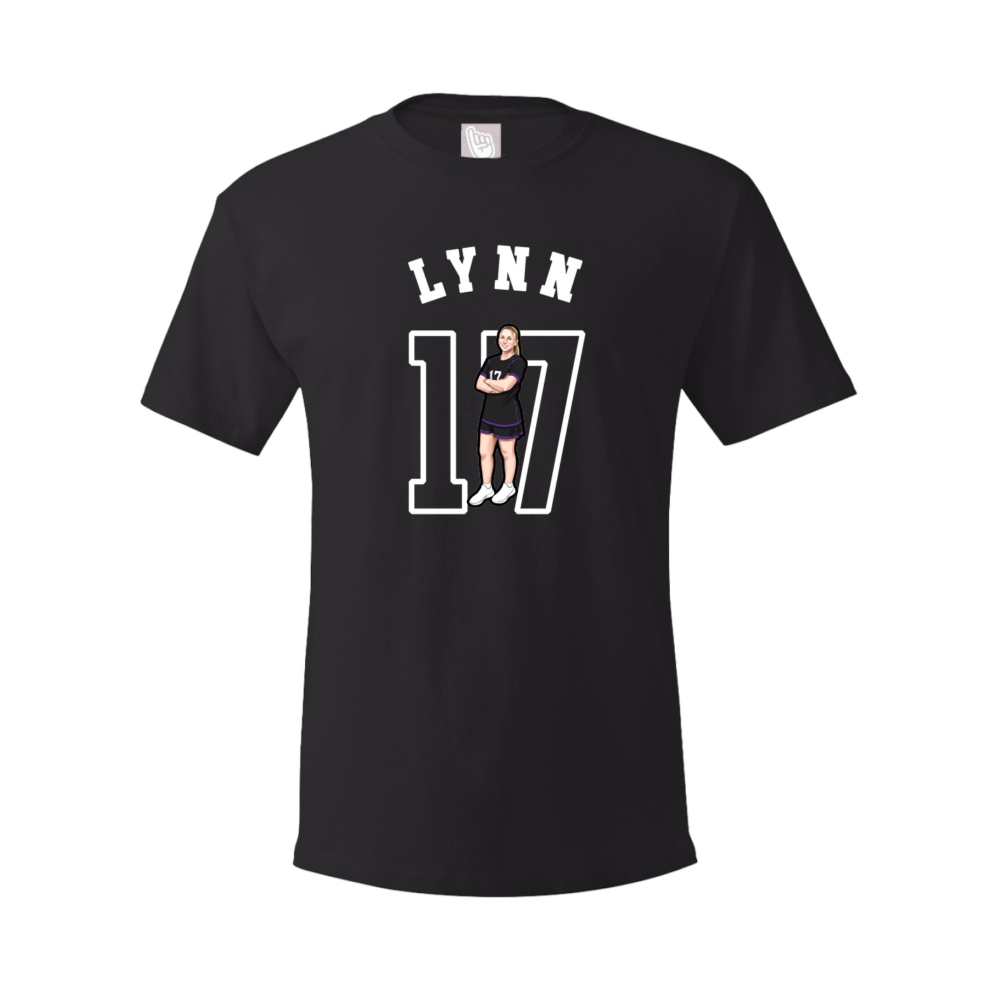 Youth Tee — Shirsey Arch in Black