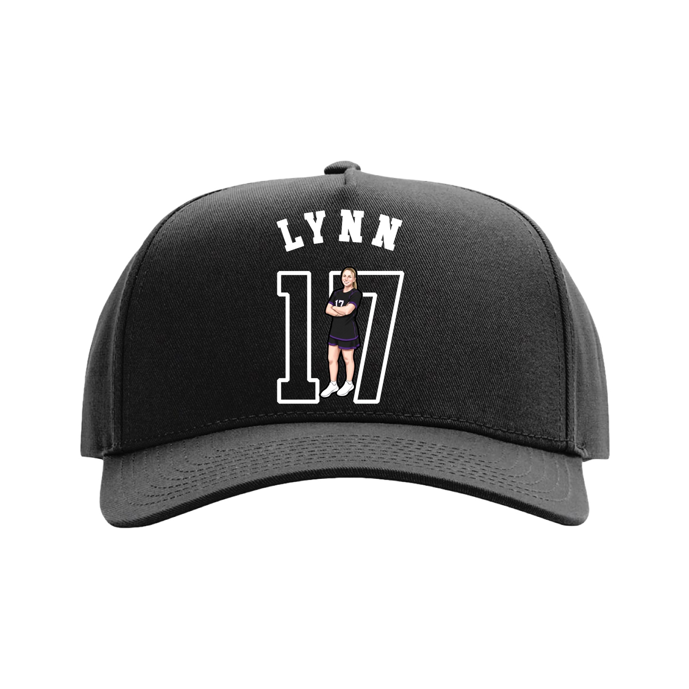 Full Fabric Five-Panel Champ Cap