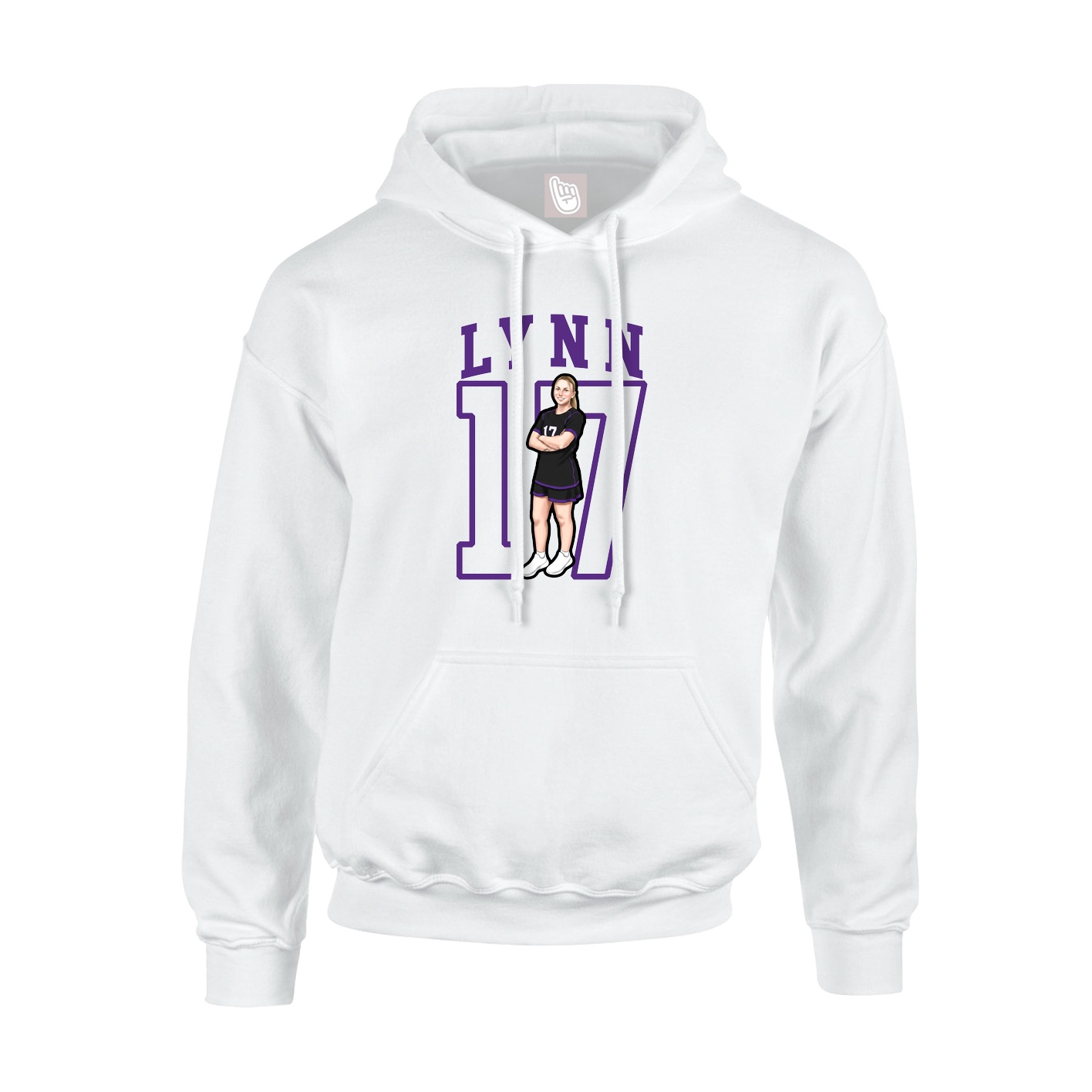 Youth Hoodie — Shirsey in White