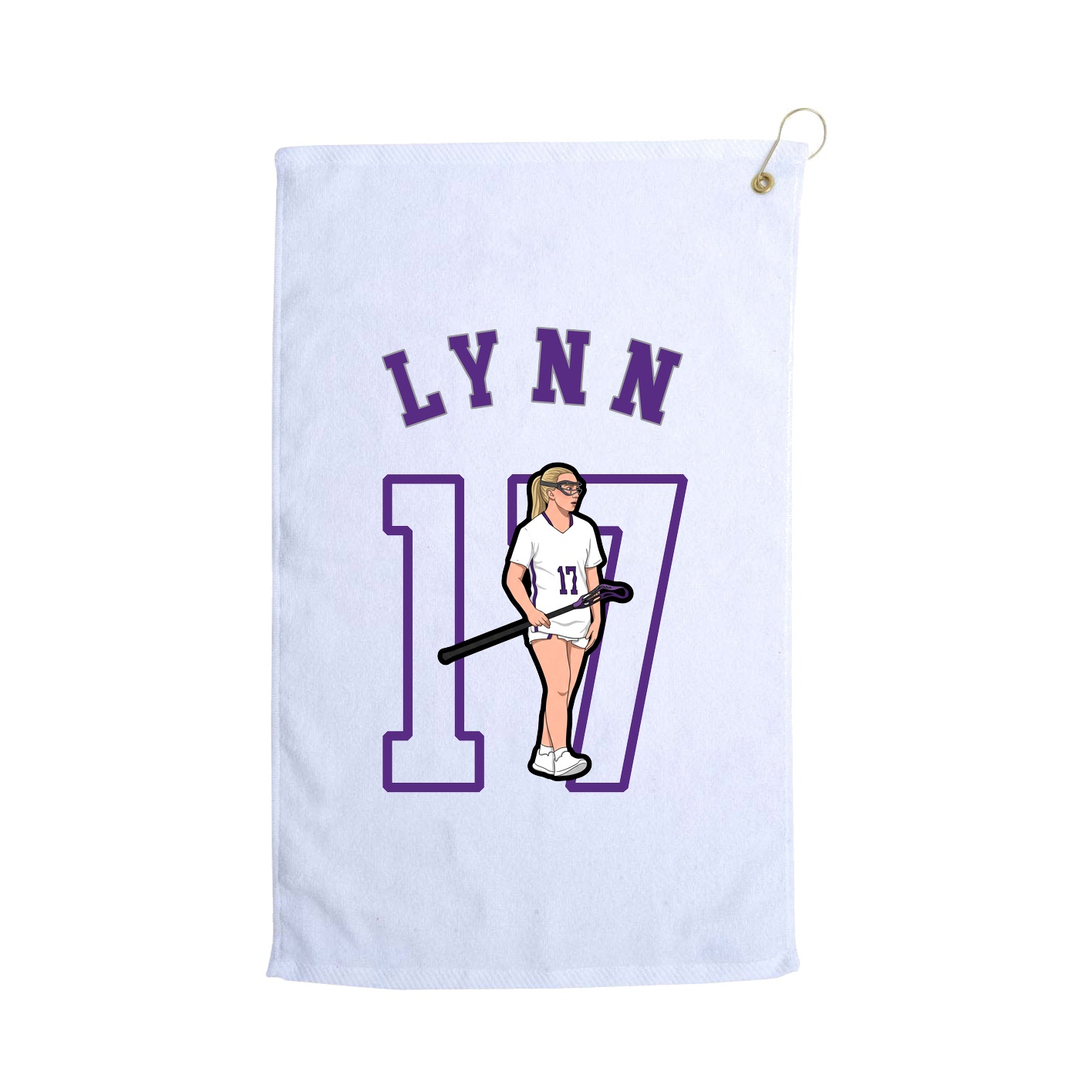 Golf Towel — Shirsey Arch in White