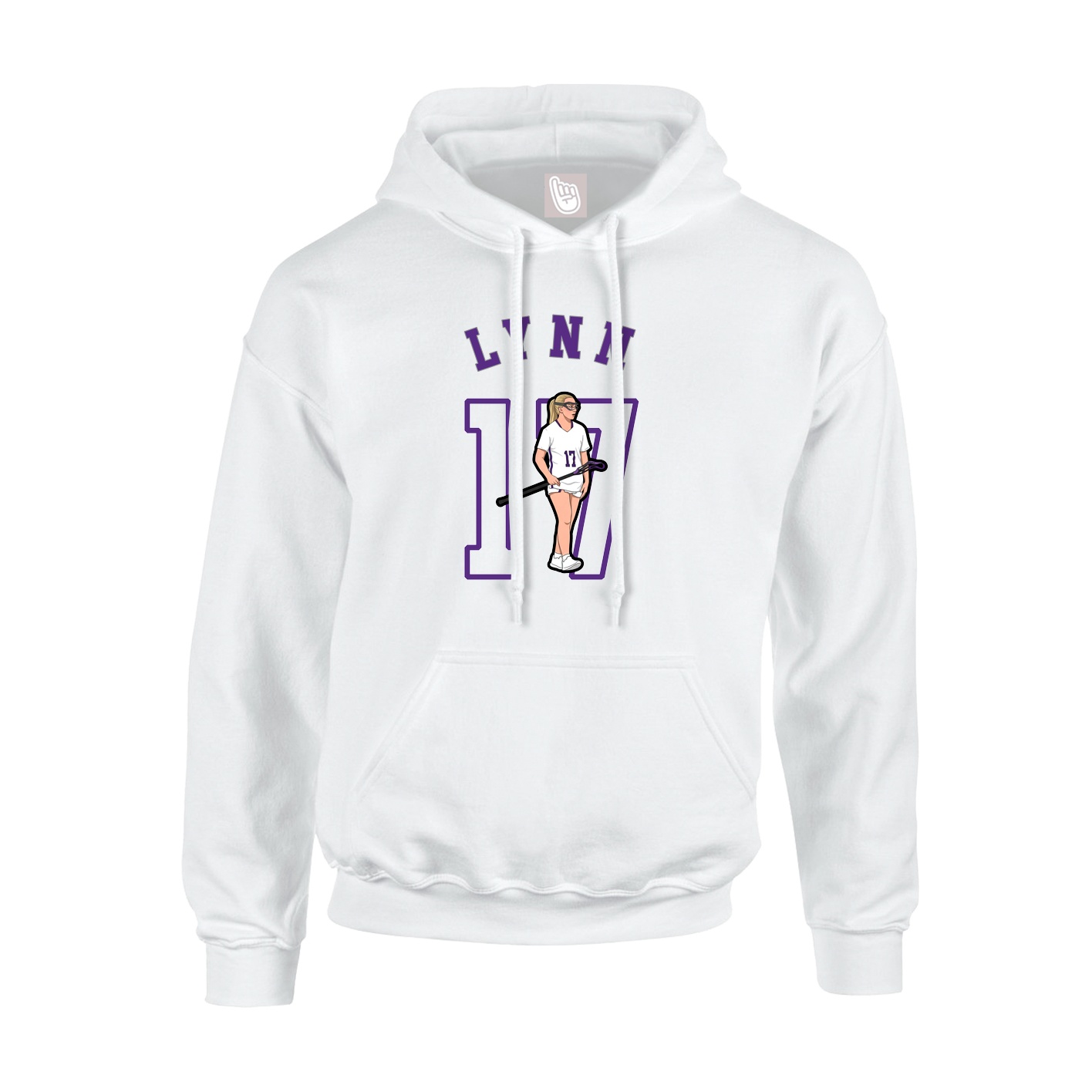 Youth Hoodie — Shirsey Arch in White