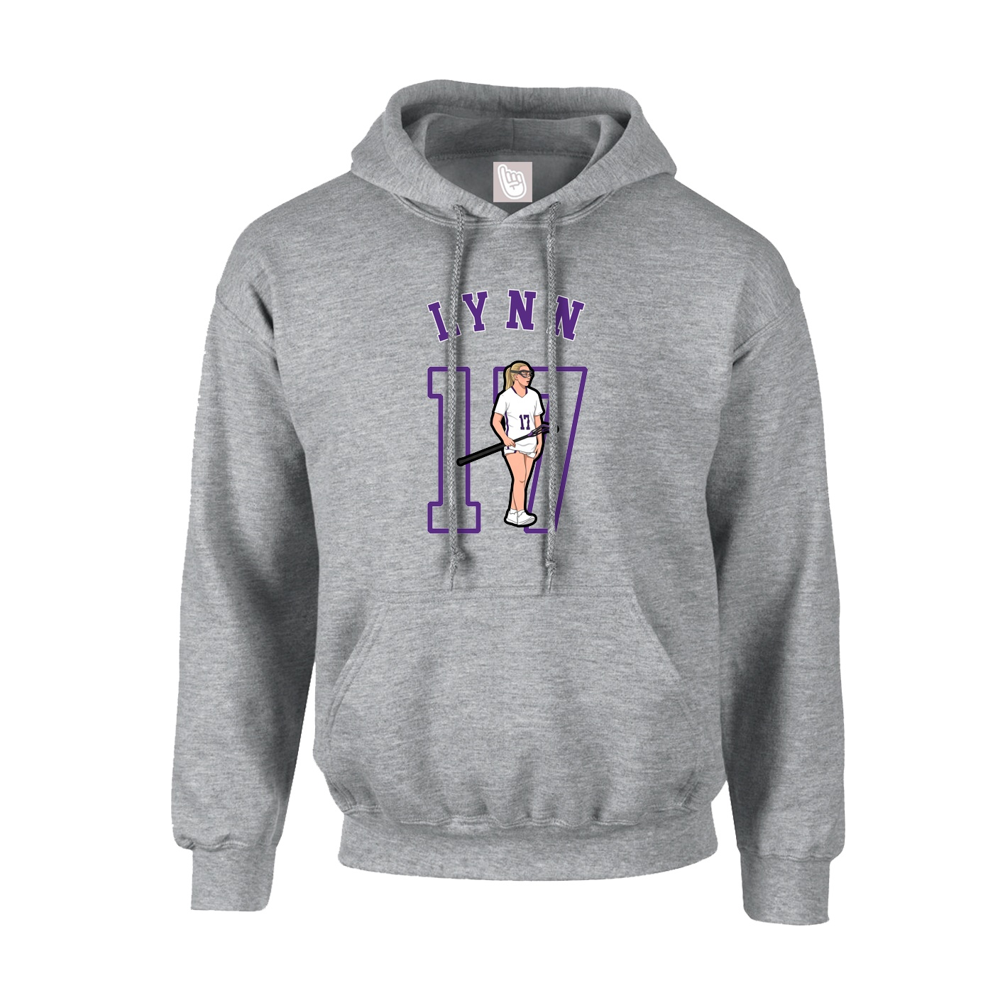 Youth Hoodie — Shirsey Arch in Grey