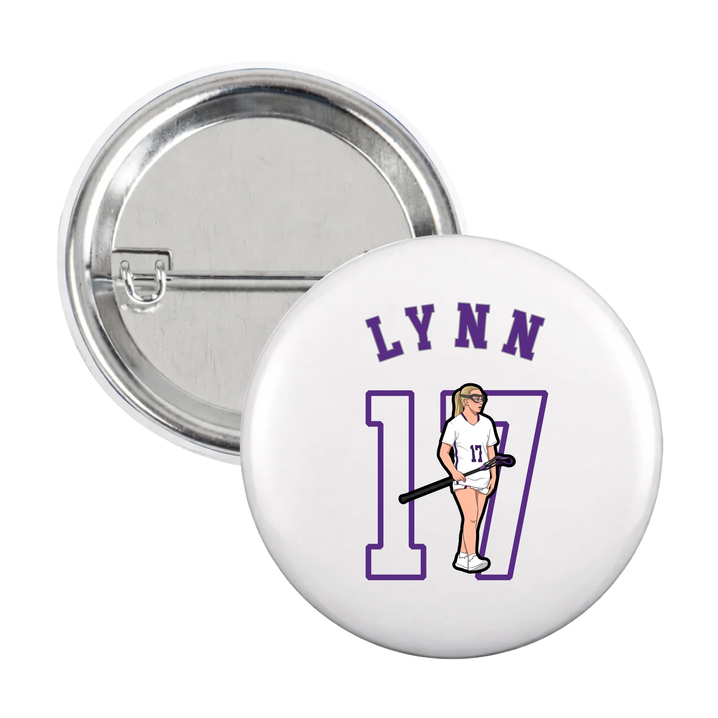 Game Day Button — Shirsey Arch in White