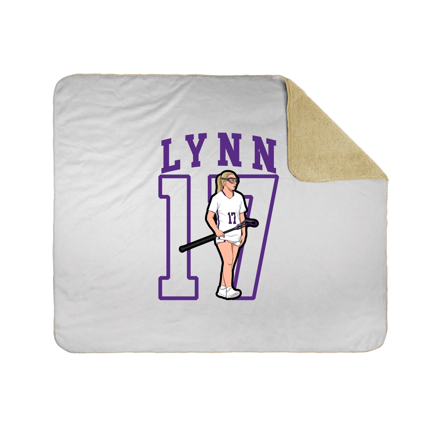 Throw Blanket — Shirsey in White