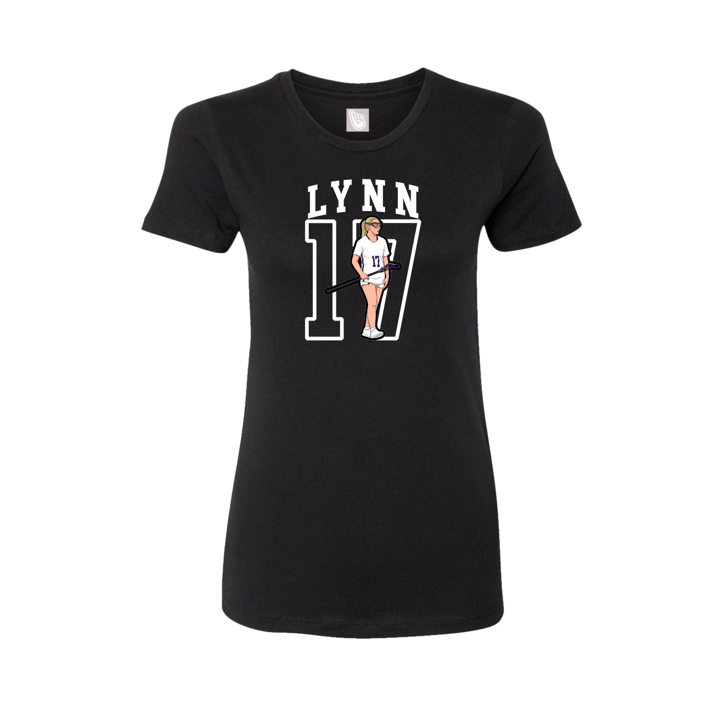 Fitted Women's Tee — Shirsey in Black