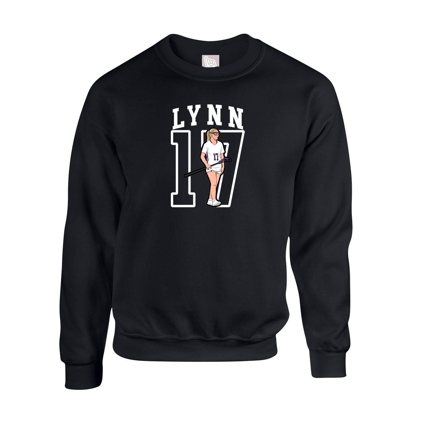 Fleece Crew — Shirsey in Black