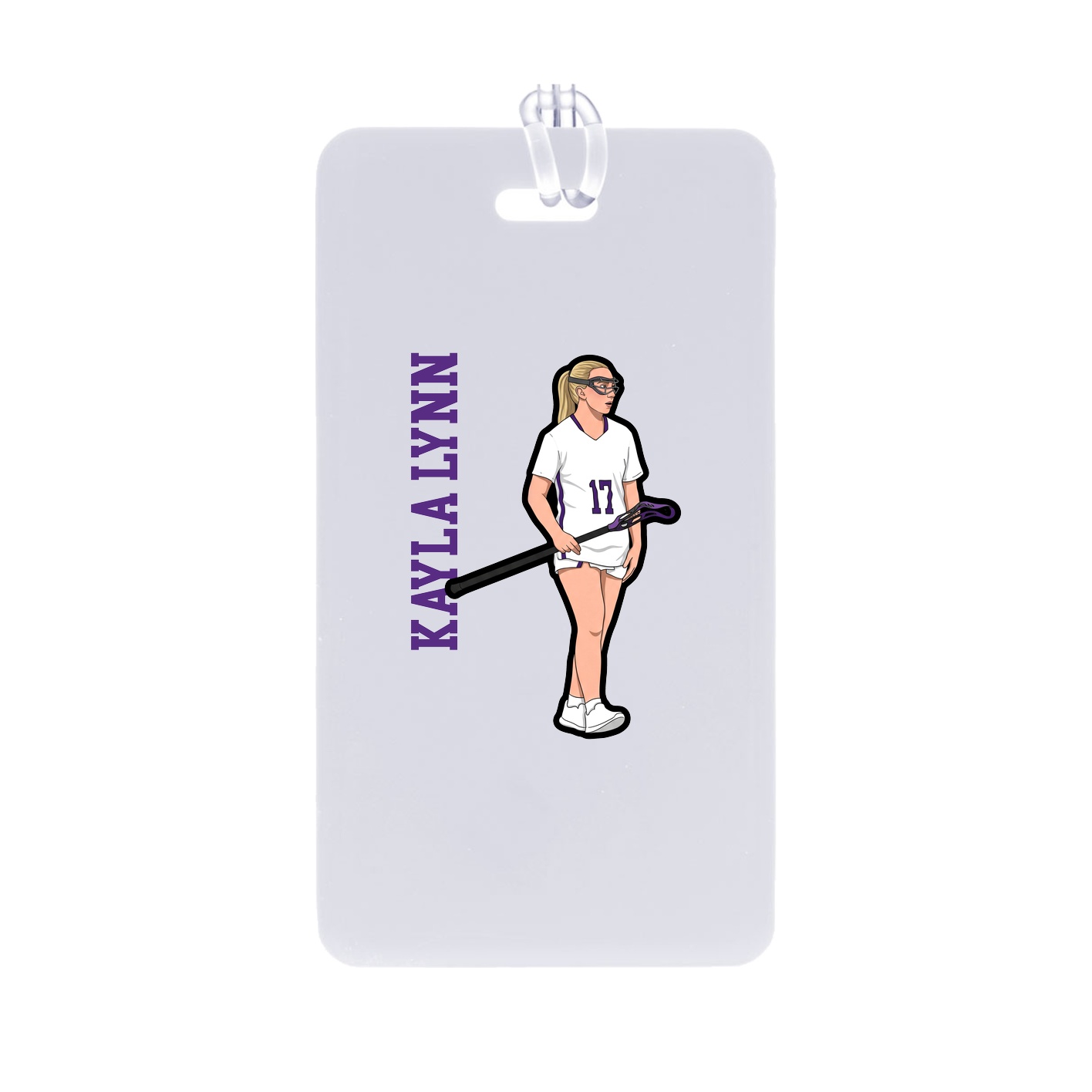 Bag Tag — Name Vertical in Classic