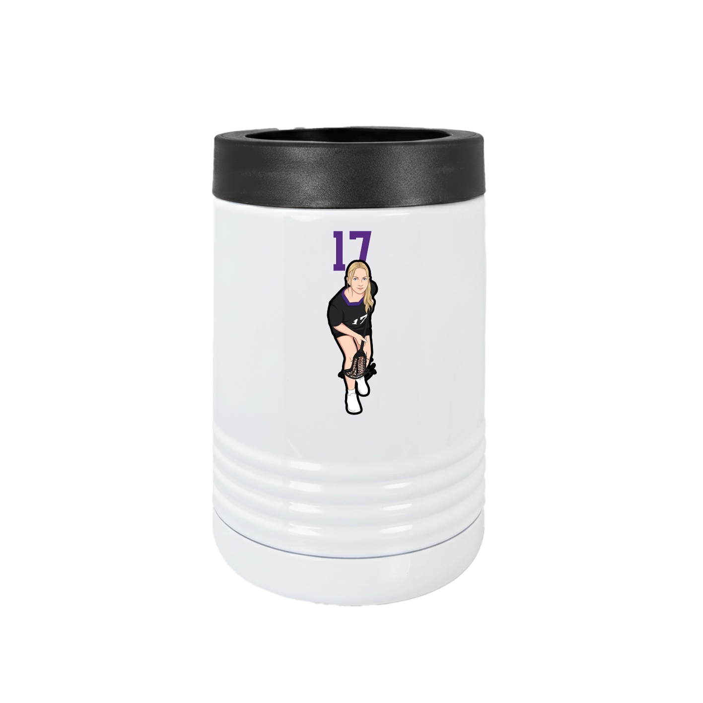Beverage Holder — Number Top in White