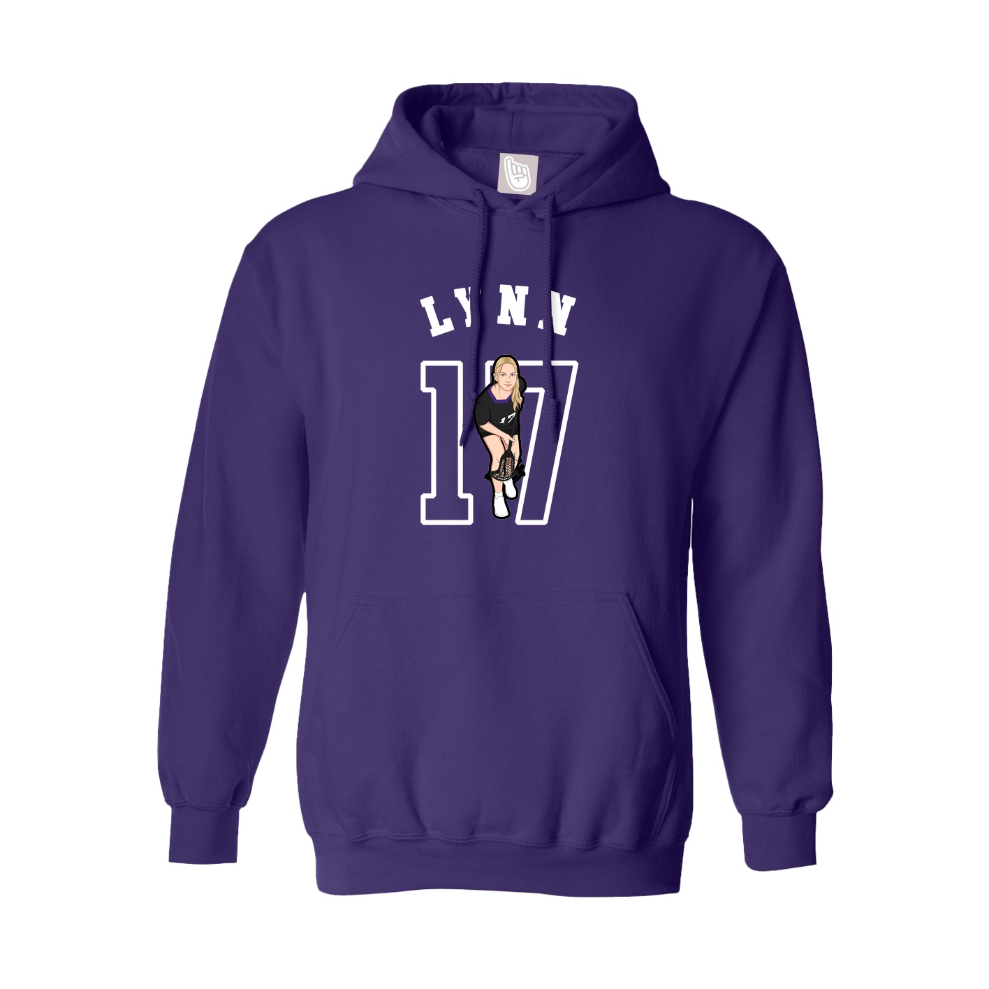 Hoodie — Shirsey Arch in Purple