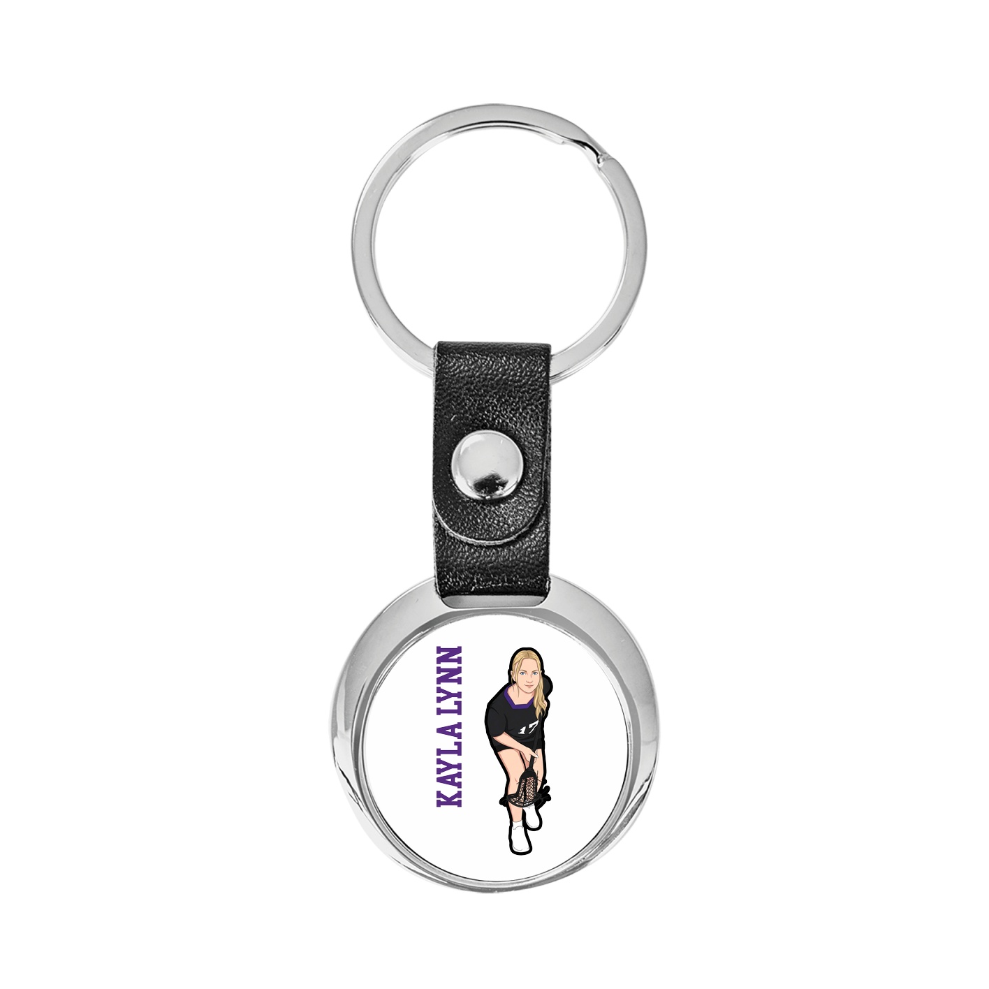 Key Chain — Name Vertical in Classic