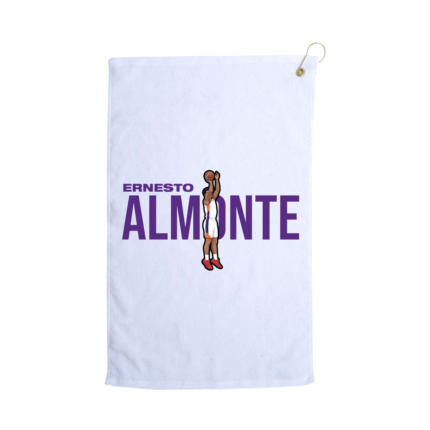 Golf Towel — Player Name in White