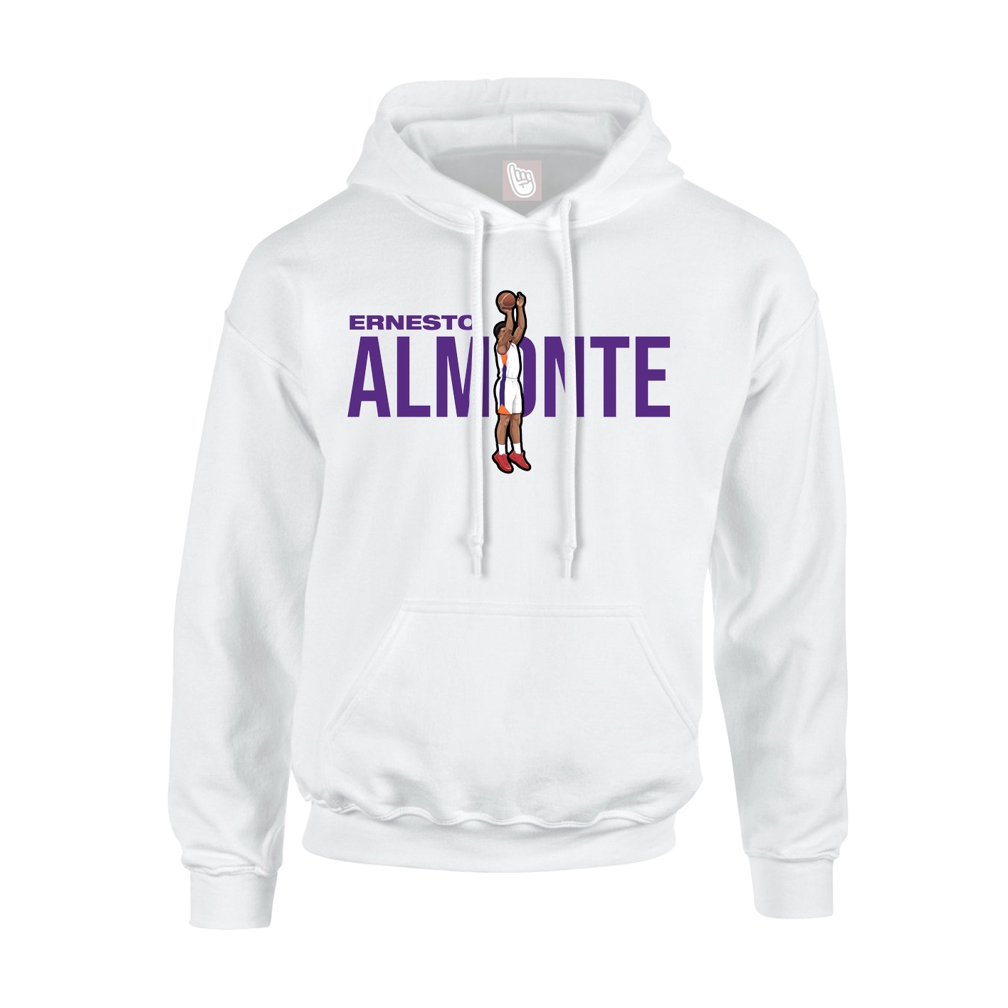 Hoodie — Player Name in White
