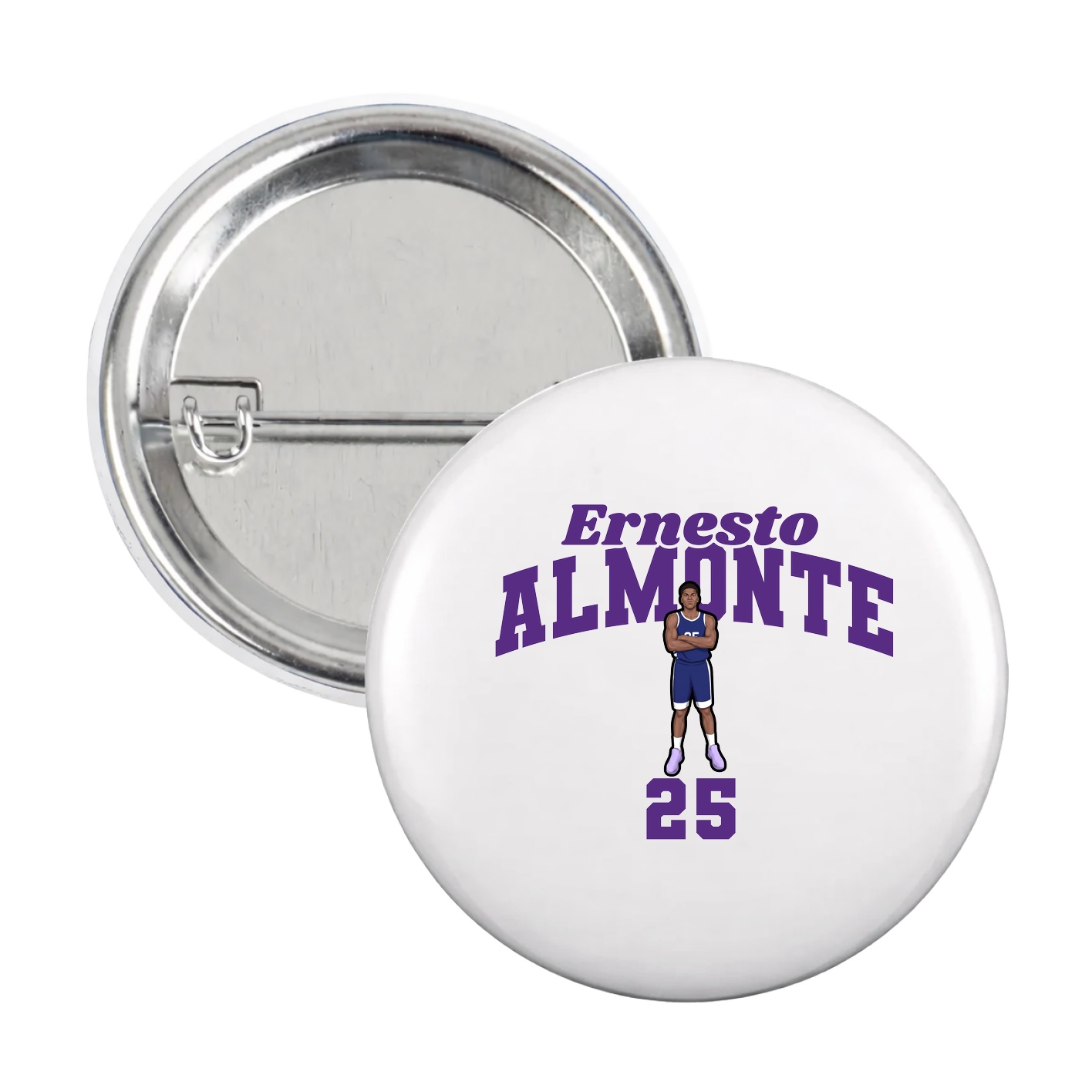 Game Day Button — Signature Arch in White