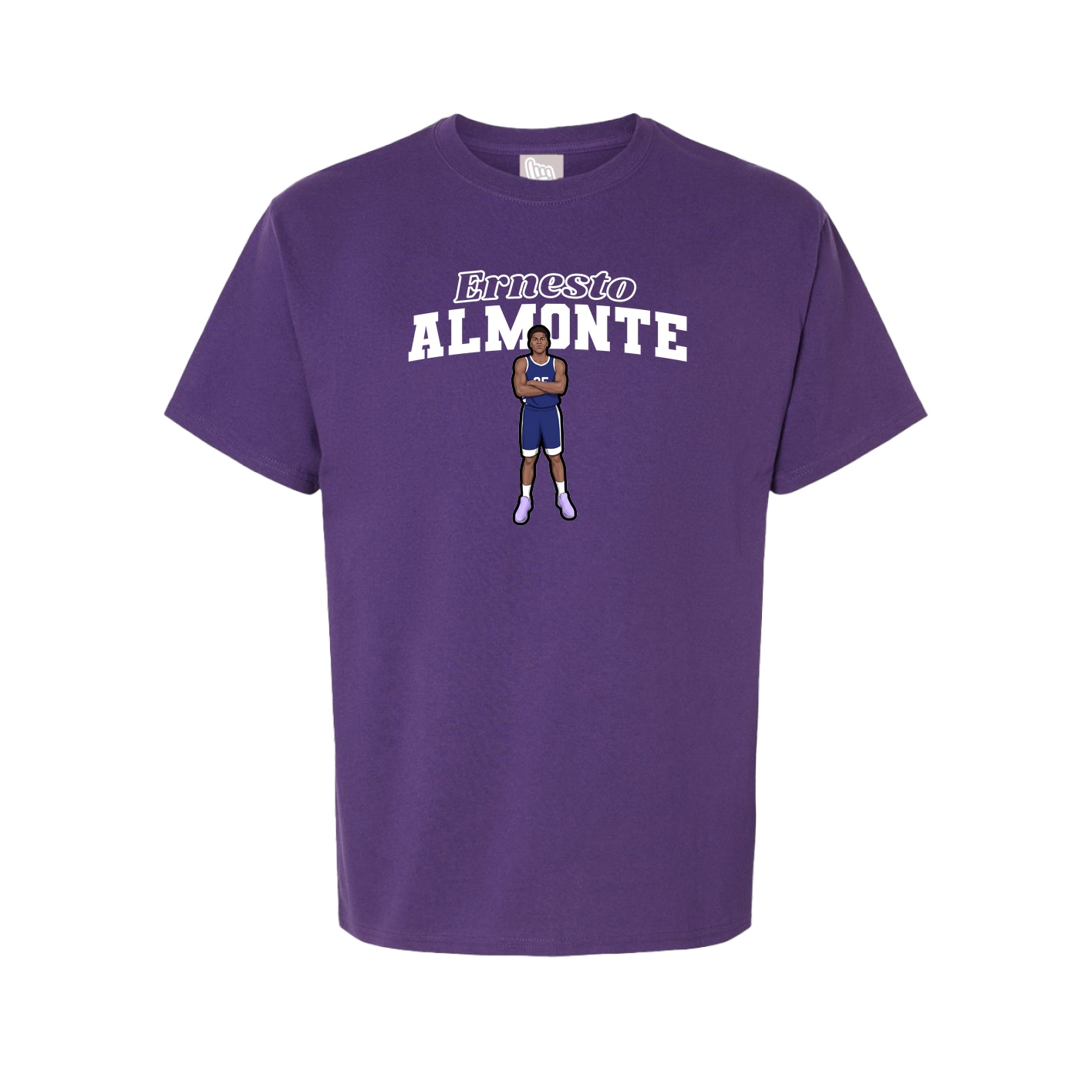 Tee — Name Arch in Purple