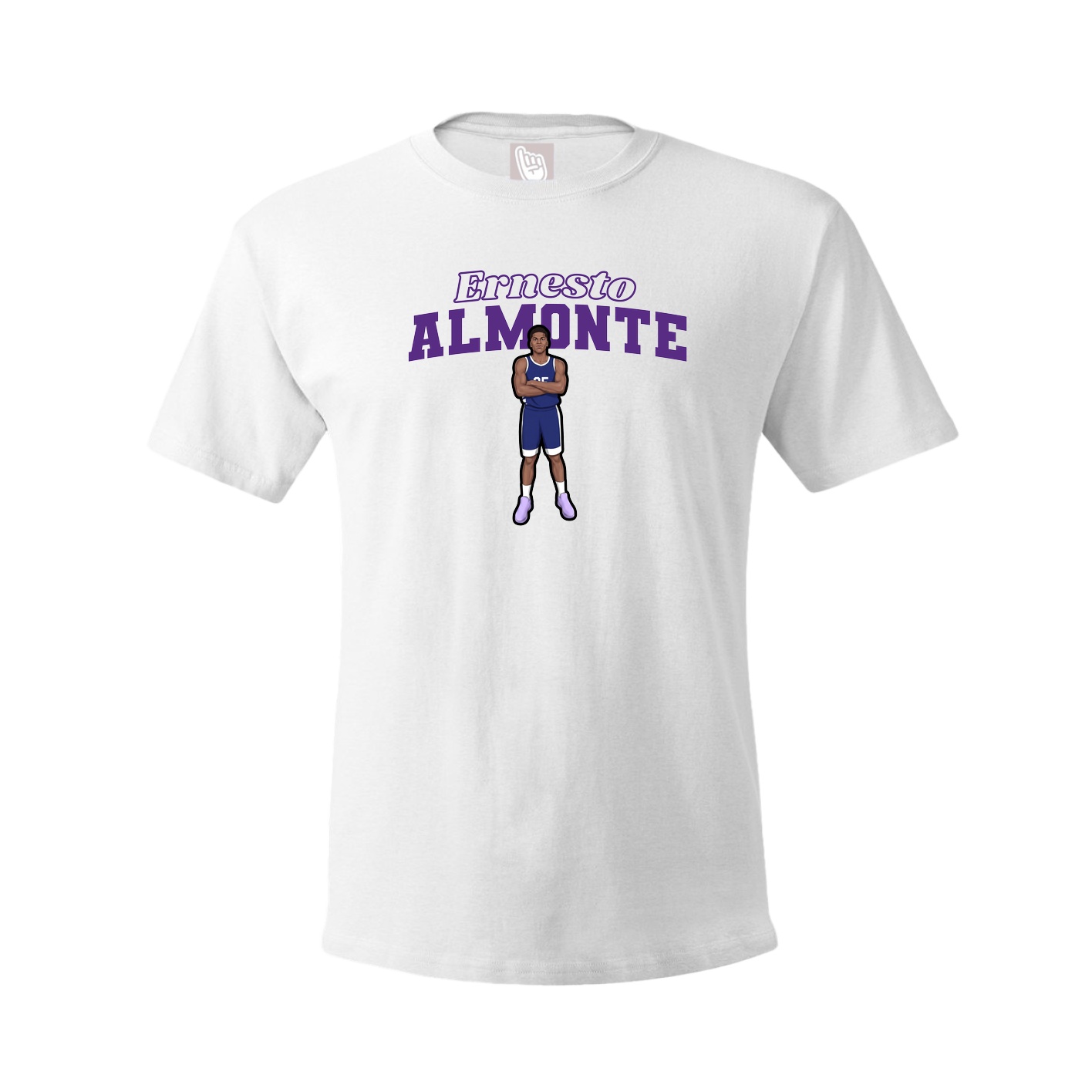 Tee — Name Arch in White