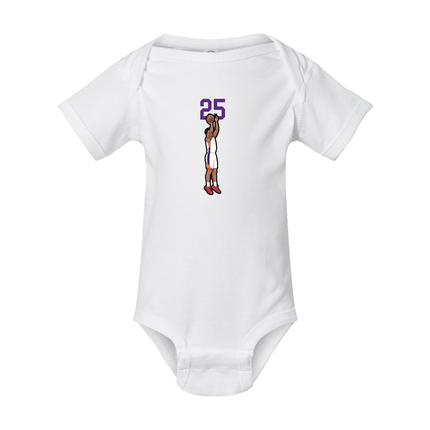 Baby Onesie — Number Top in White