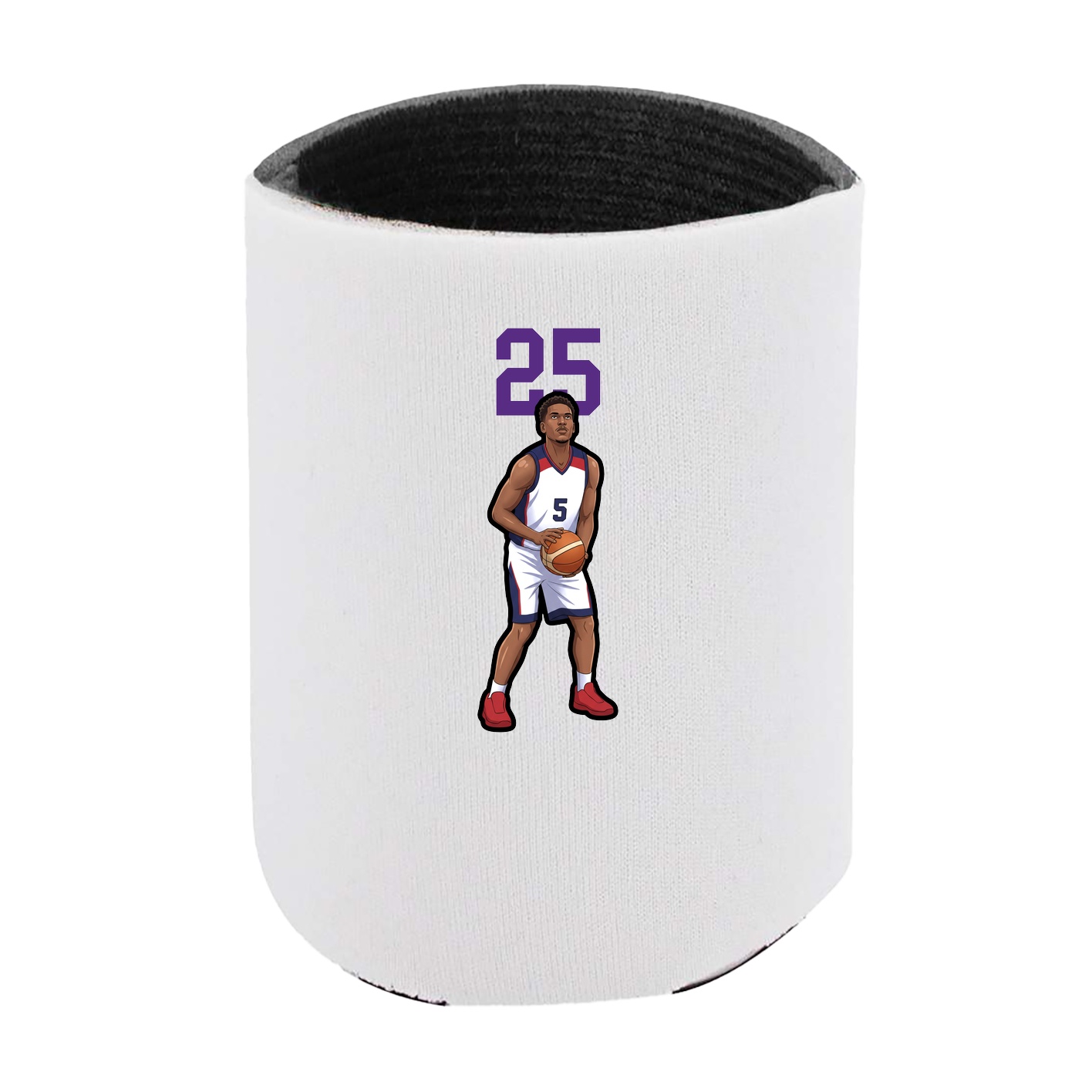 Can Holder — Number Top in White