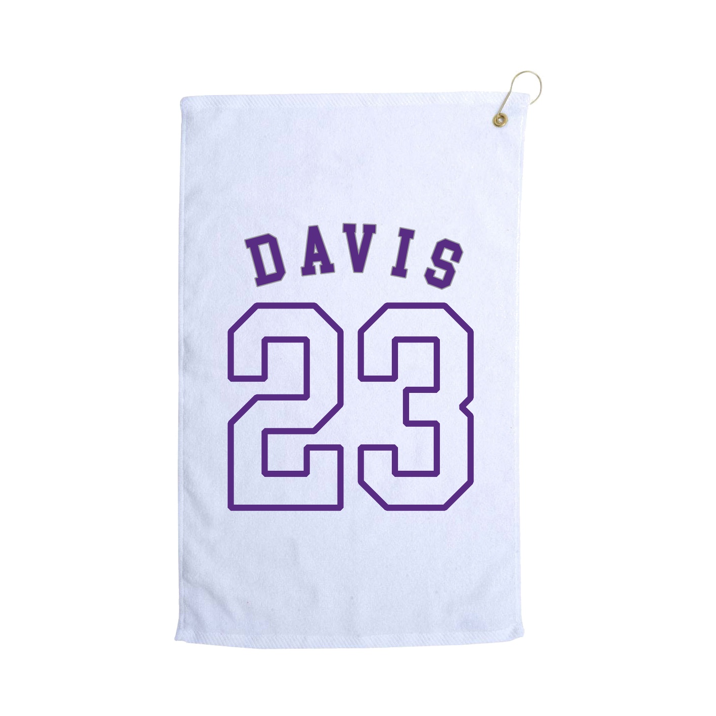 Golf Towel — Shirsey Arch in White