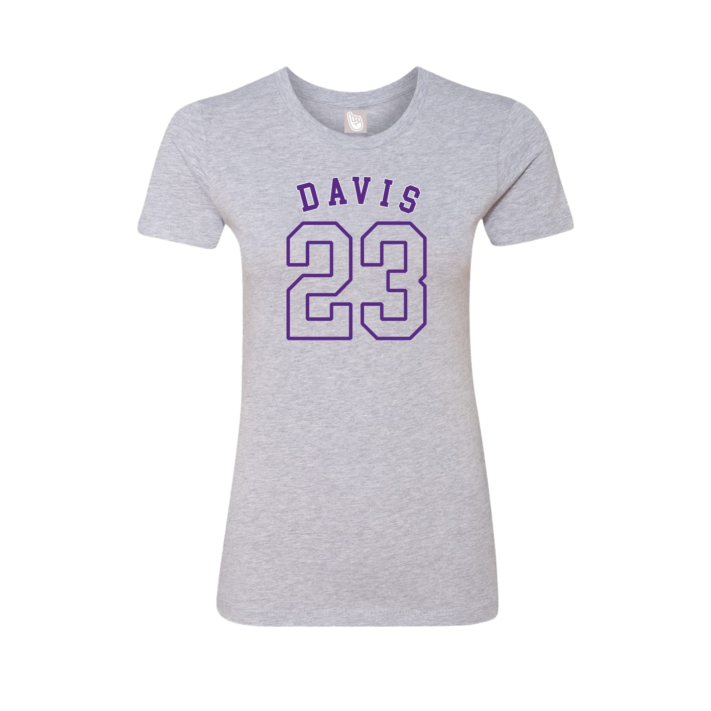 Fitted Women's Tee — Shirsey Arch in Grey