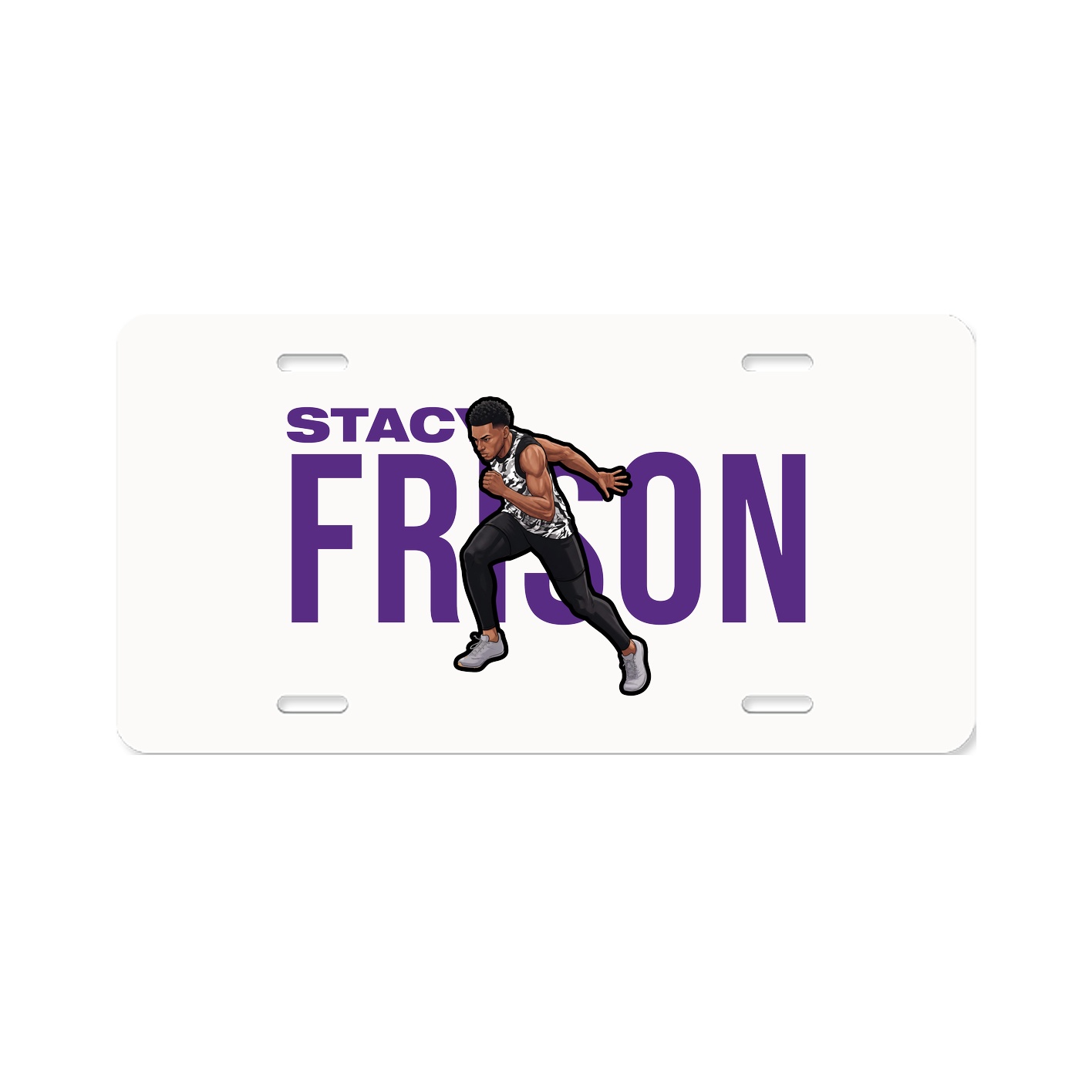 License Plate — Player Name in Classic
