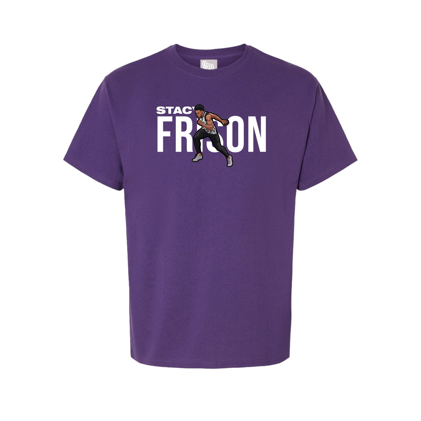 Youth Tee — Player Name in Purple