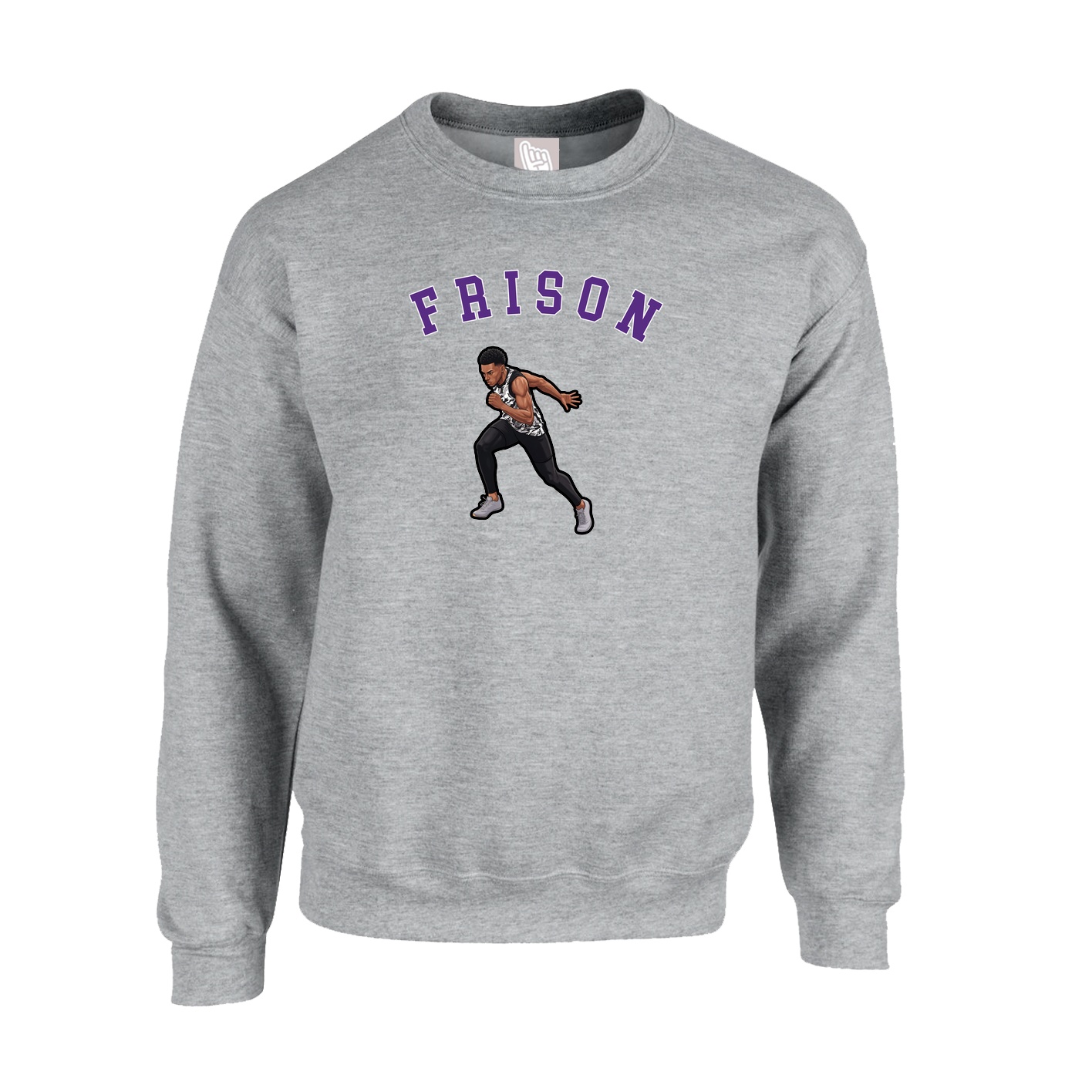 Fleece Crew — Shirsey Arch in Grey