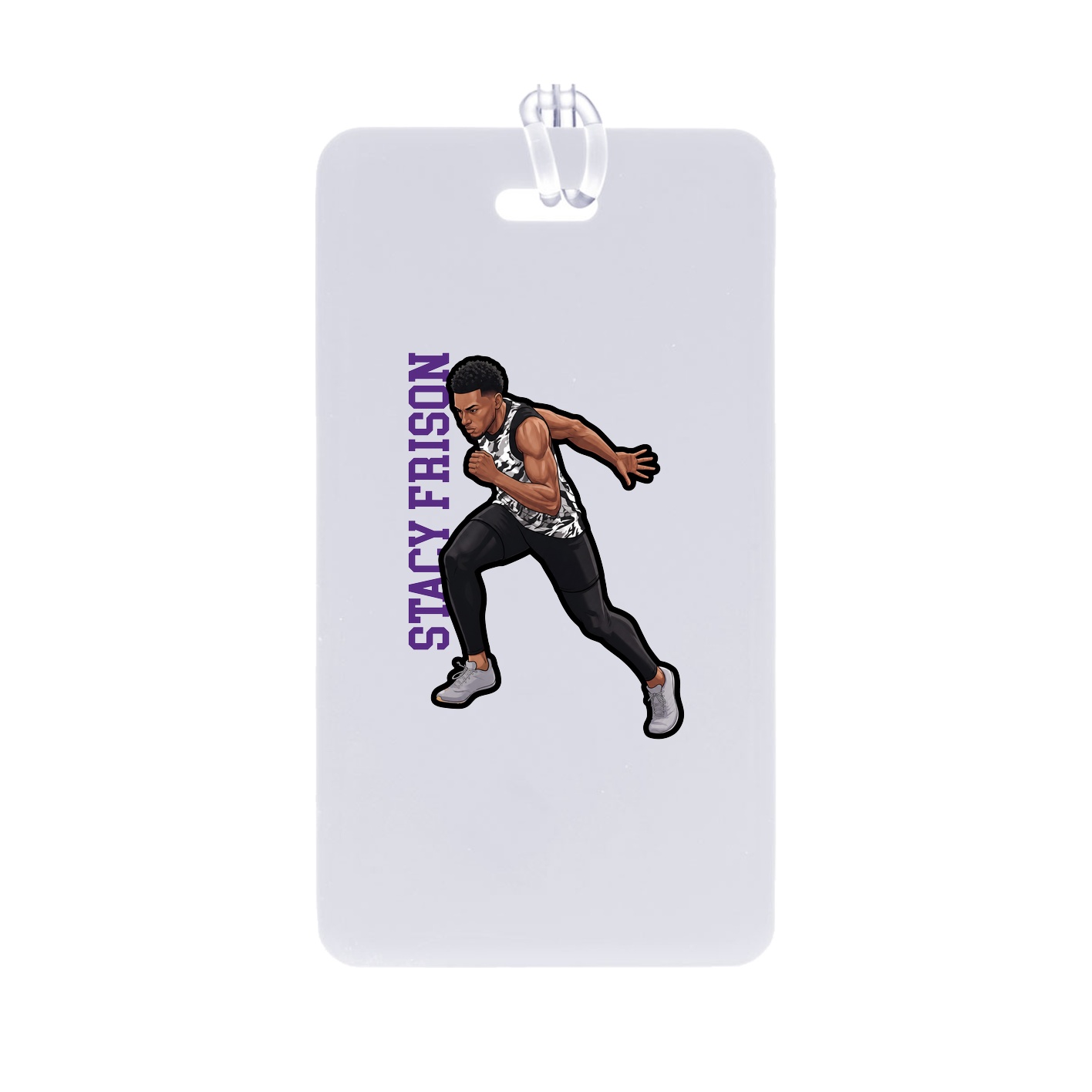 Bag Tag — Name Vertical in Classic
