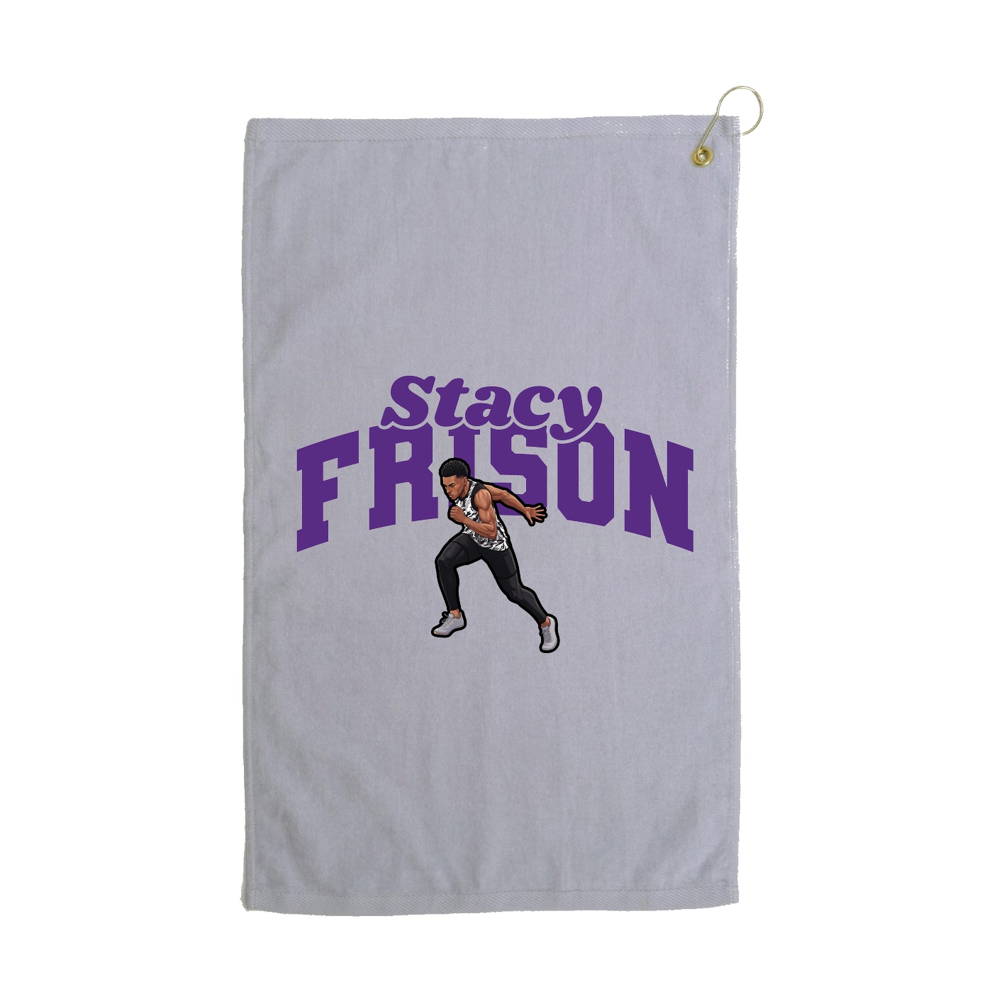 Golf Towel — Signature Arch in Grey