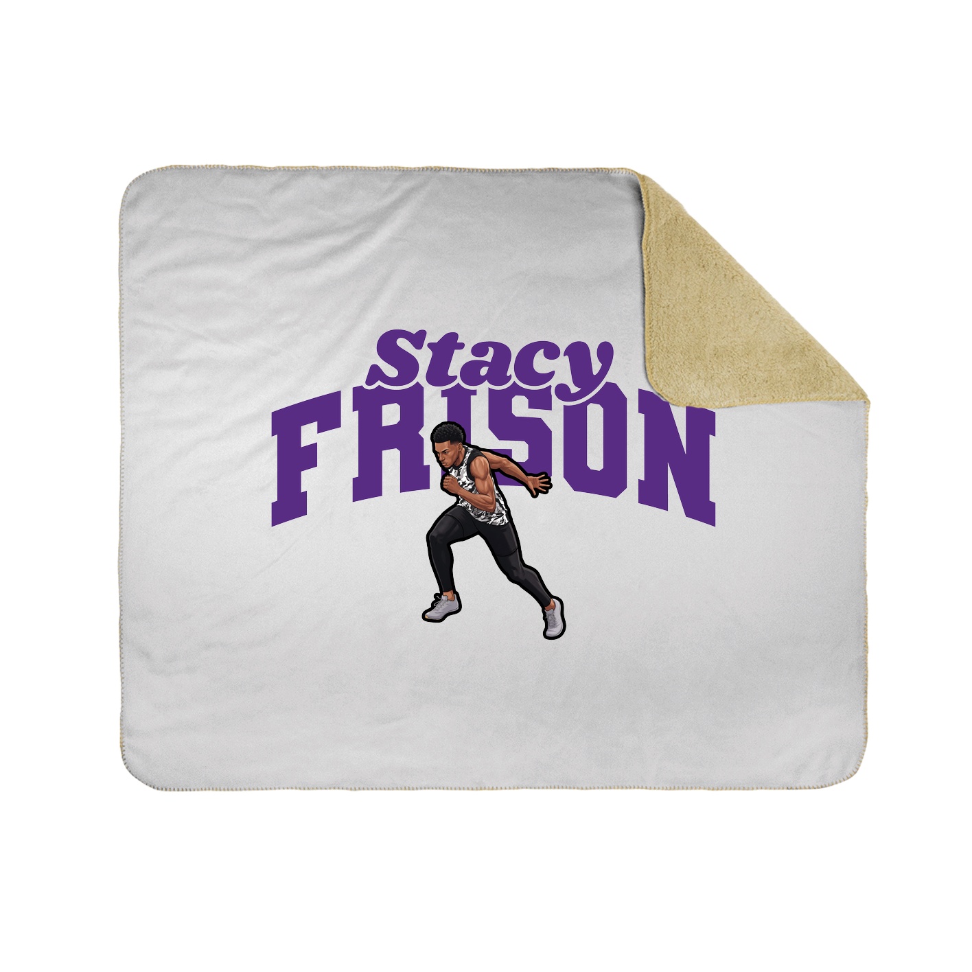 Throw Blanket — Signature Arch in White
