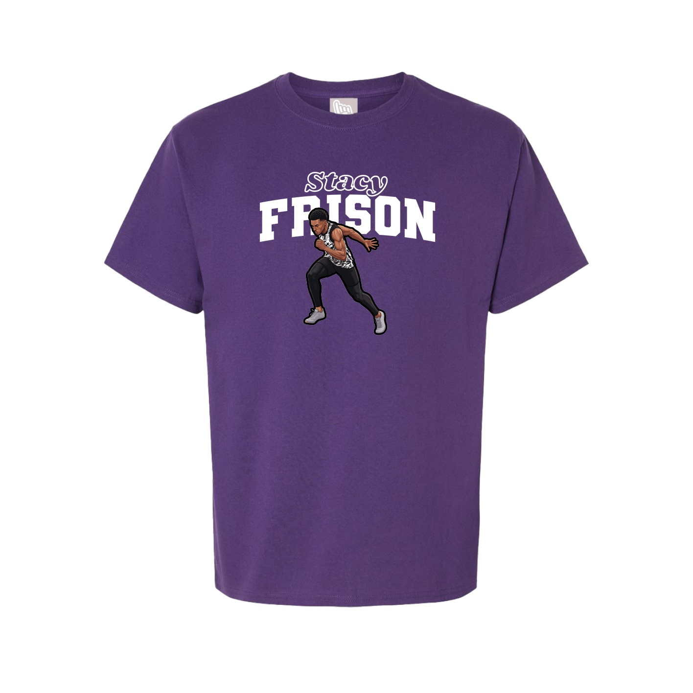 Tee — Name Arch in Purple
