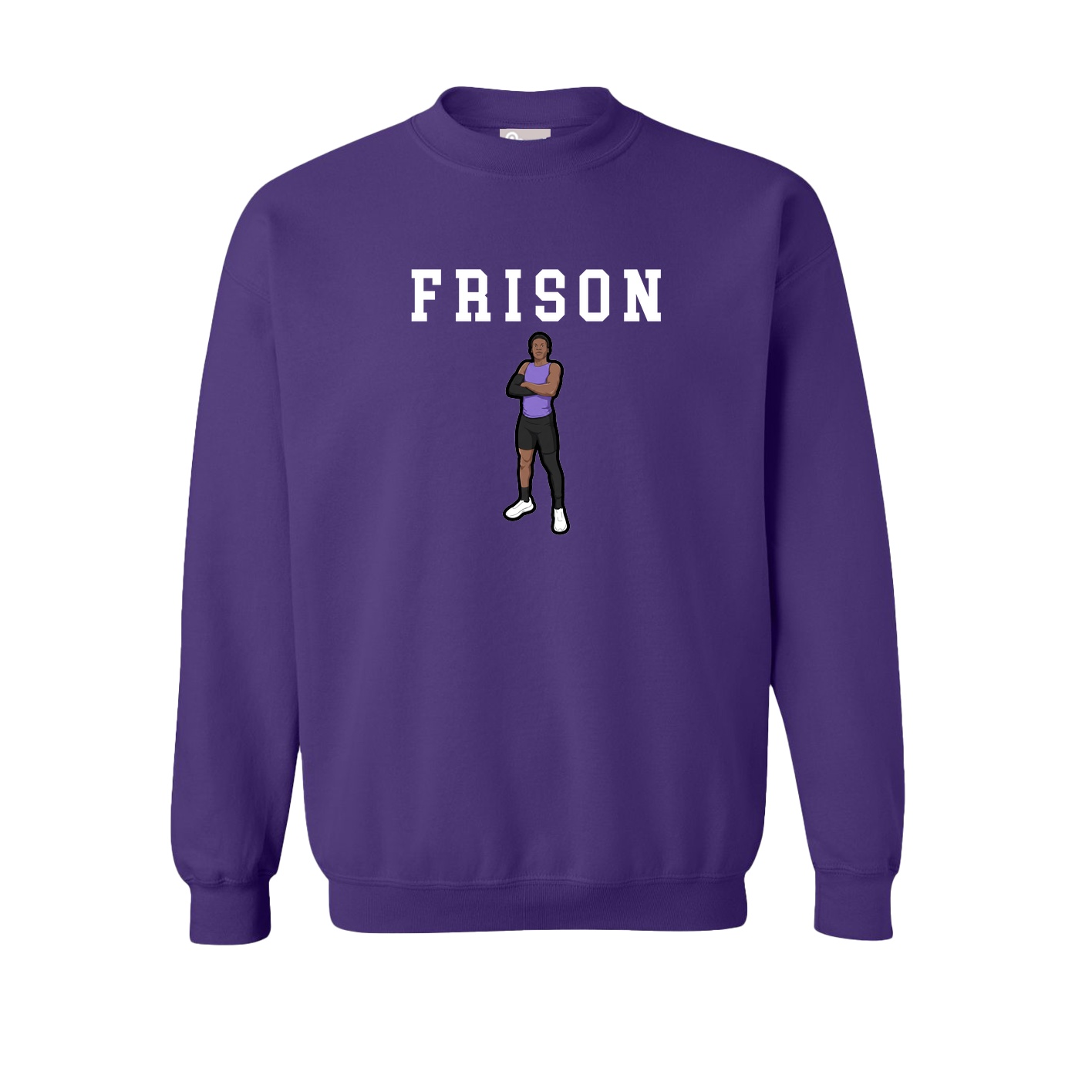 Fleece Crew — Shirsey in Purple