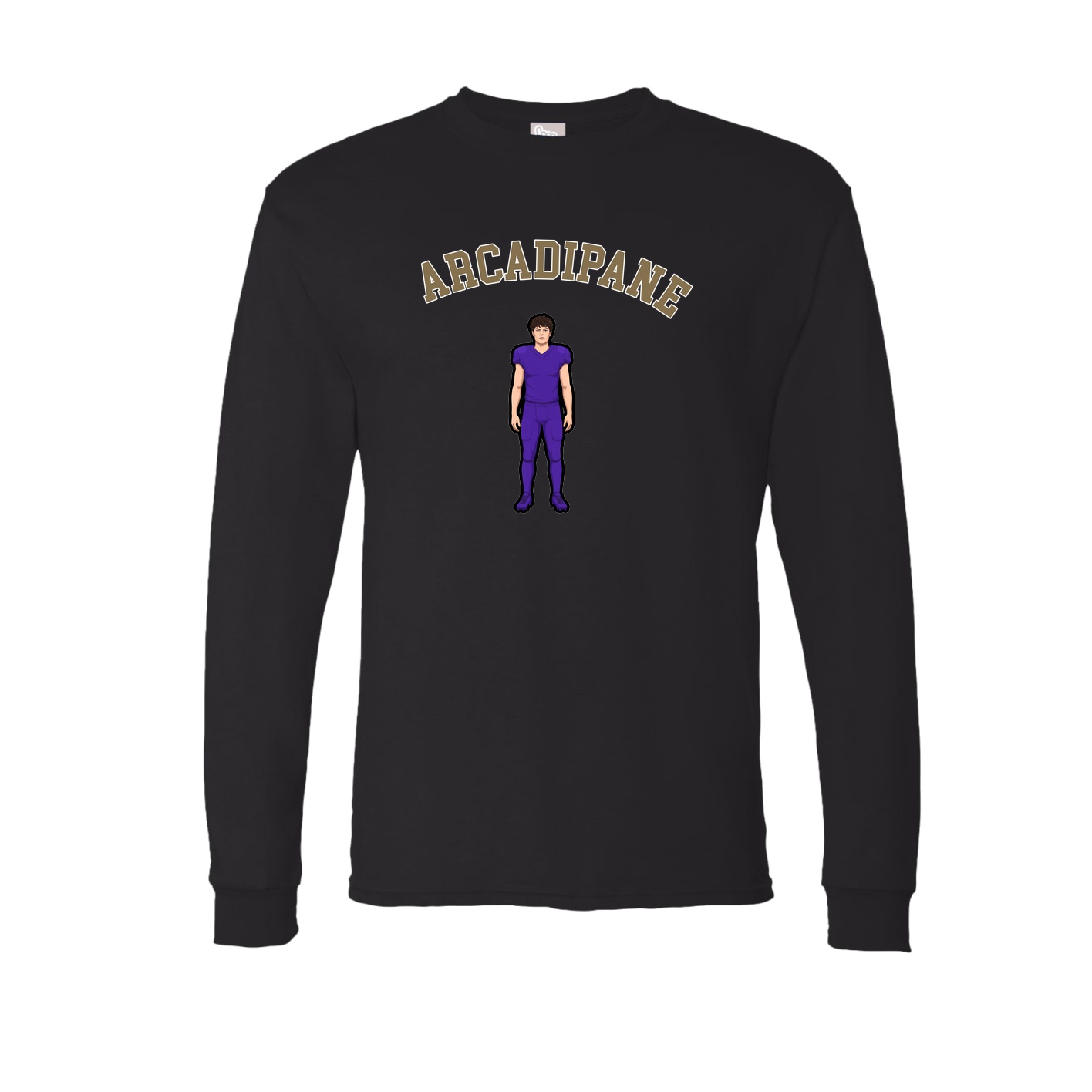 Long Sleeve Tee — Shirsey Arch in Black