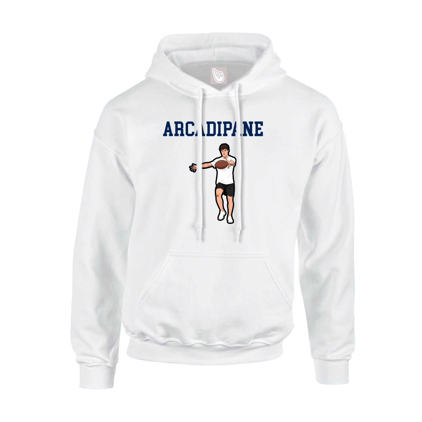 Hoodie — Shirsey in White