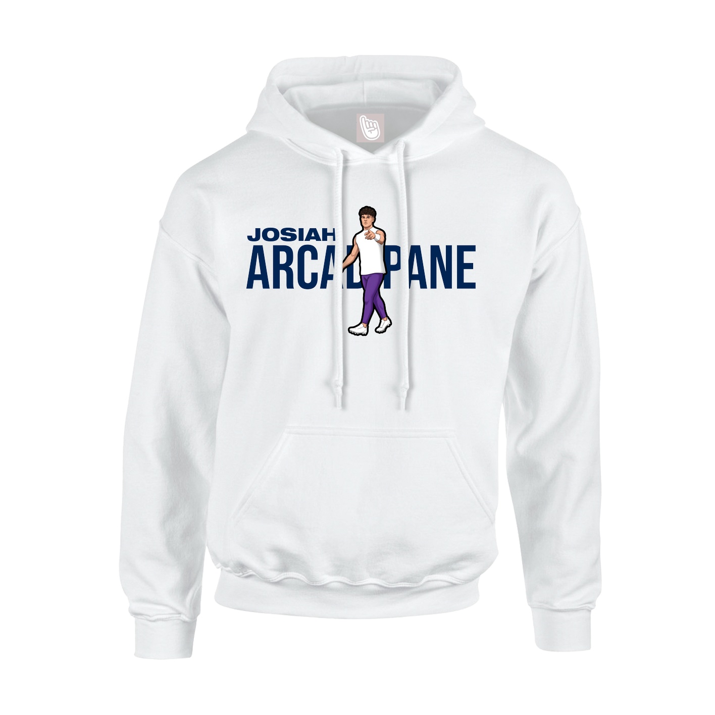 Hoodie — Player Name in White